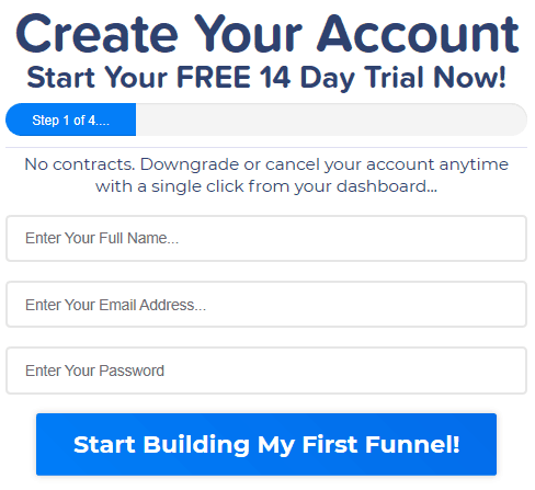 create a clickfunnels account