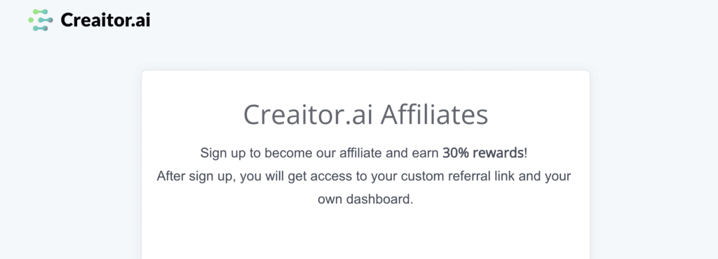 Creator AI affiliates